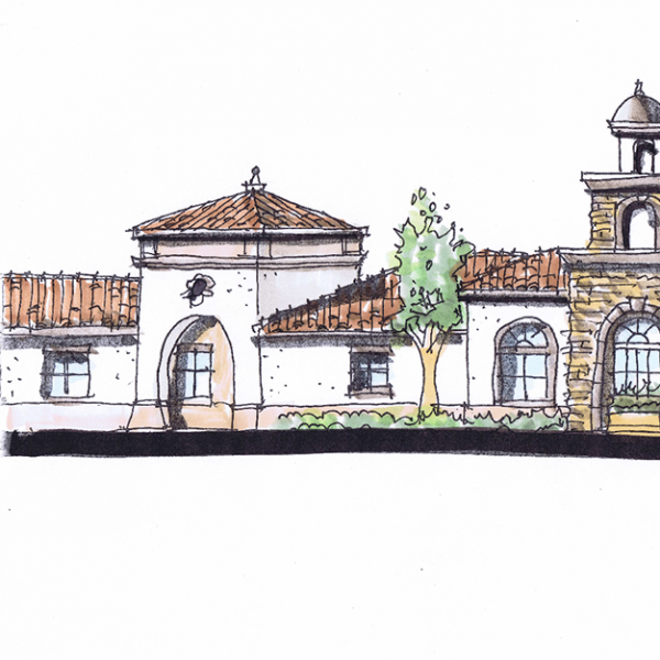 Mariposa Main Clubhouse Elevation